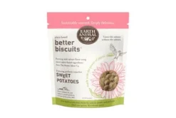 Earth Animal Better Biscuits Plant Based Salmon and Sweet Potato Dog Biscuits - 8 Oz
