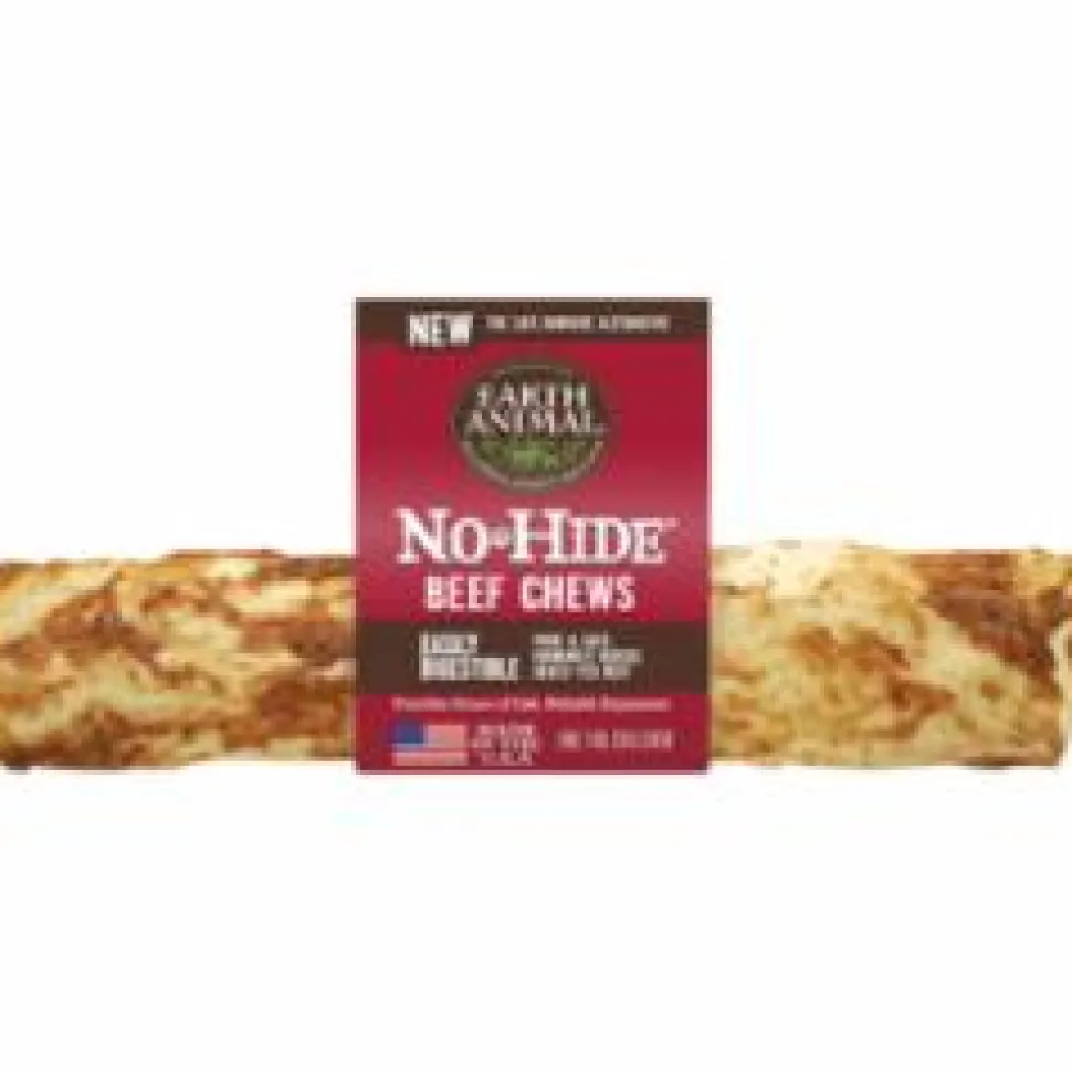 Earth Animal Dog Chews NO HIDE Beef - 11 Inches - 12 Count - Case of 12