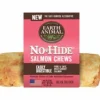 Earth Animal Dog Chews NO HIDE Salmon - 4 Inches - 24 Count