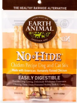Earth Animal Dog Chews NO HIDE STIX Chicken -10 Count