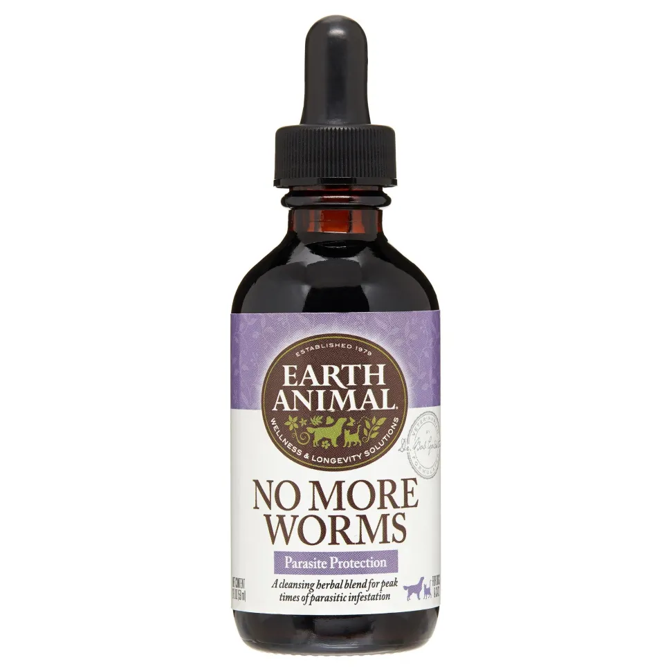 Earth Animal Dog NO MORE WORMS - 2 Oz