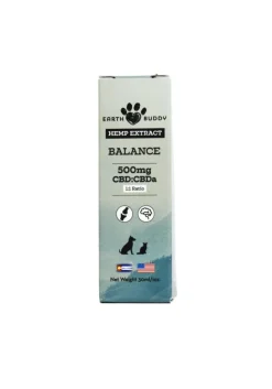 Earth Buddy Balance Hemp Extract Dog Supplement 500MG - 30ML