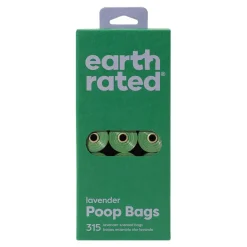 Earth Rated Dog Wastebags Lavender - 21 Rolls - 315 Count