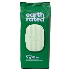 Earth Rated Lavender Scented Grooming Dog Wipes - 60 Count