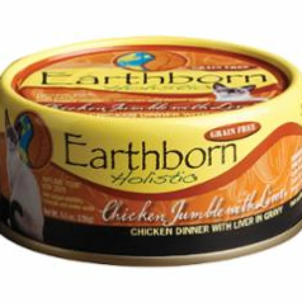 Earthborn Grain-Free Chicken JUMBLE Canned Cat Food - 5.5 Oz - Case of 24