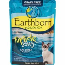 Earthborn Grain-Free RIP TIDE Tuna Wet Cat Food - 3 Oz Pouch - Case of 24
