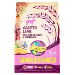 Earthborn Unrefined Ancient Grains Lamb Dry Dog Food - 4 lbs