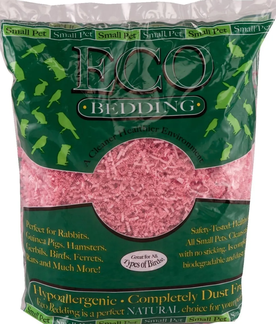 Eco Bedding for Small Pets - Pink - 100 G