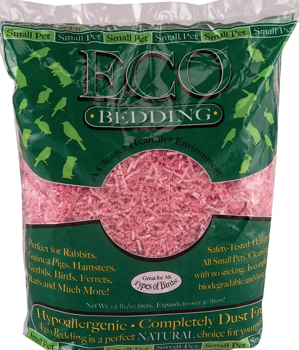 Eco Bedding for Small Pets - Pink - 1.5 Lbs