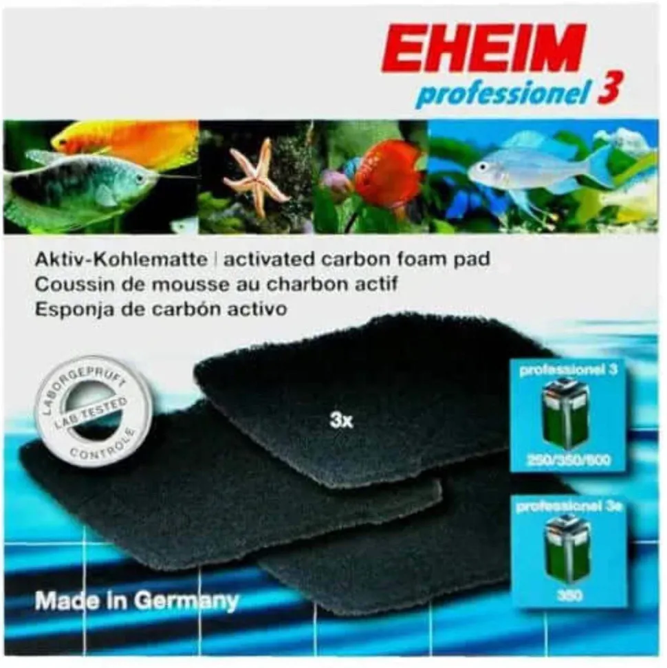Eheim Activated Carbon Pads for 2071-2075/2074/Pro 4/2271/2272/2273/2274/2275 - 3 pk