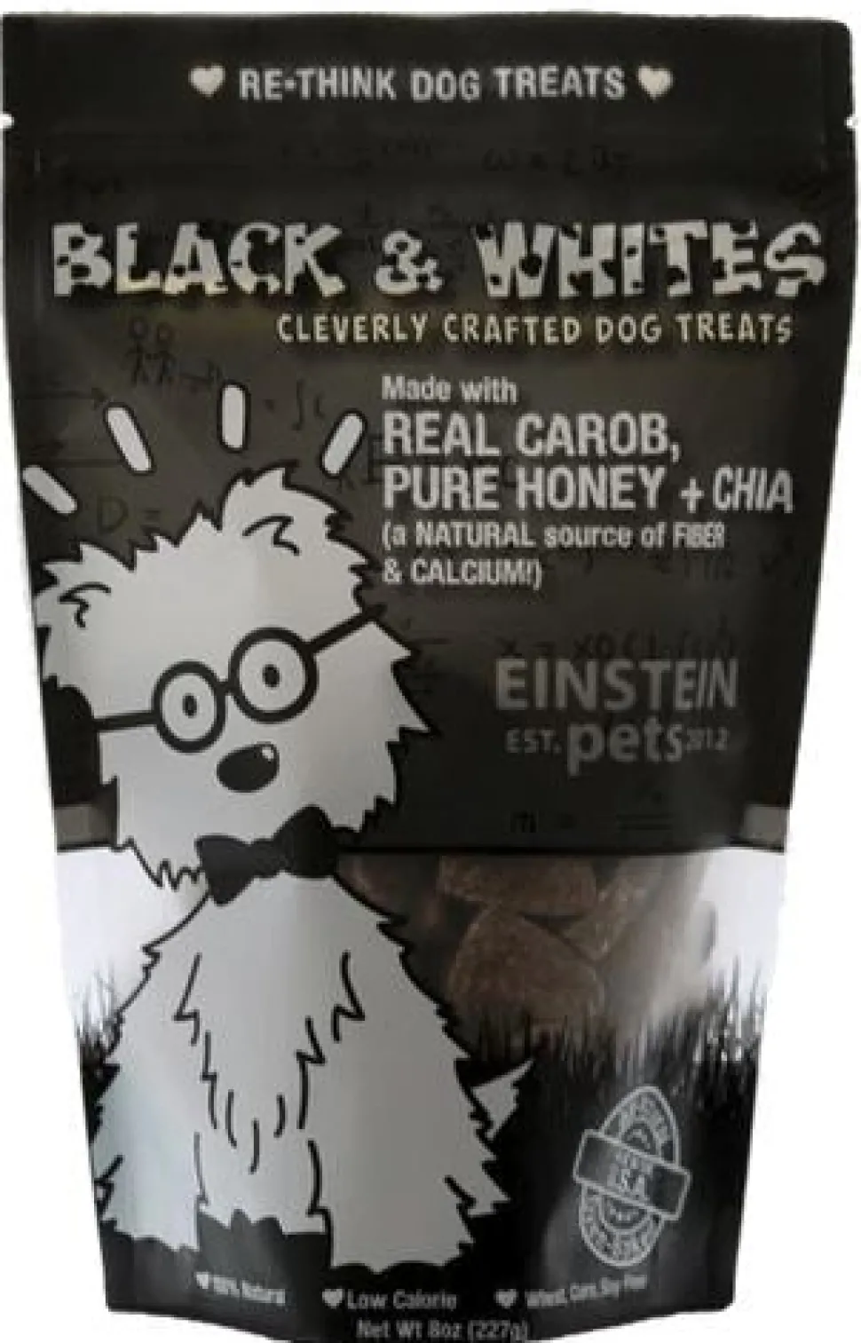 Einstein Pets Juniors Black & Whites Chewy Dog Treats - 2 oz Bag