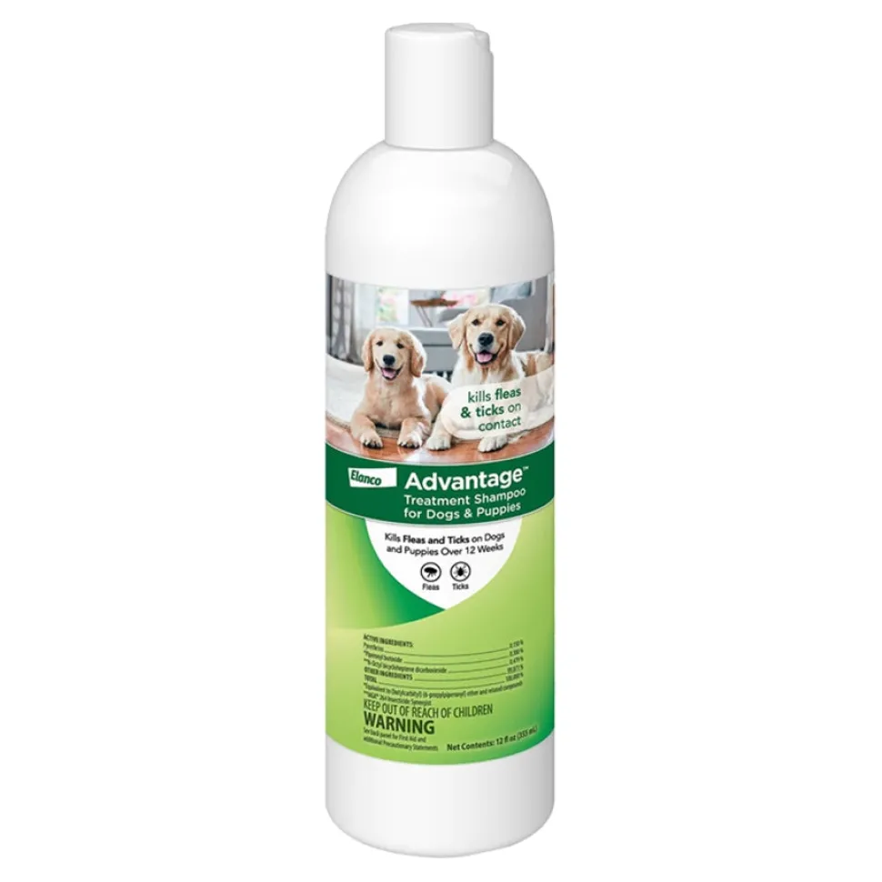 Elanco Advantage Flea and Tick Dog Shampoo for Adults and Puppies over 12 Weeks