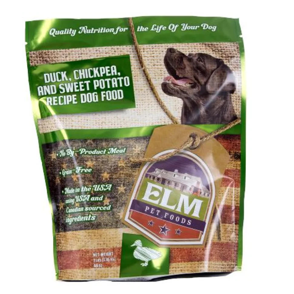 Elm Pet Foods Duck Dry Dog Food - 3 lb Bag