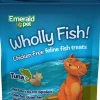 Emerald Pet Wholly Fish! Tuna Crunchy Cat Treats - 3 oz Bag