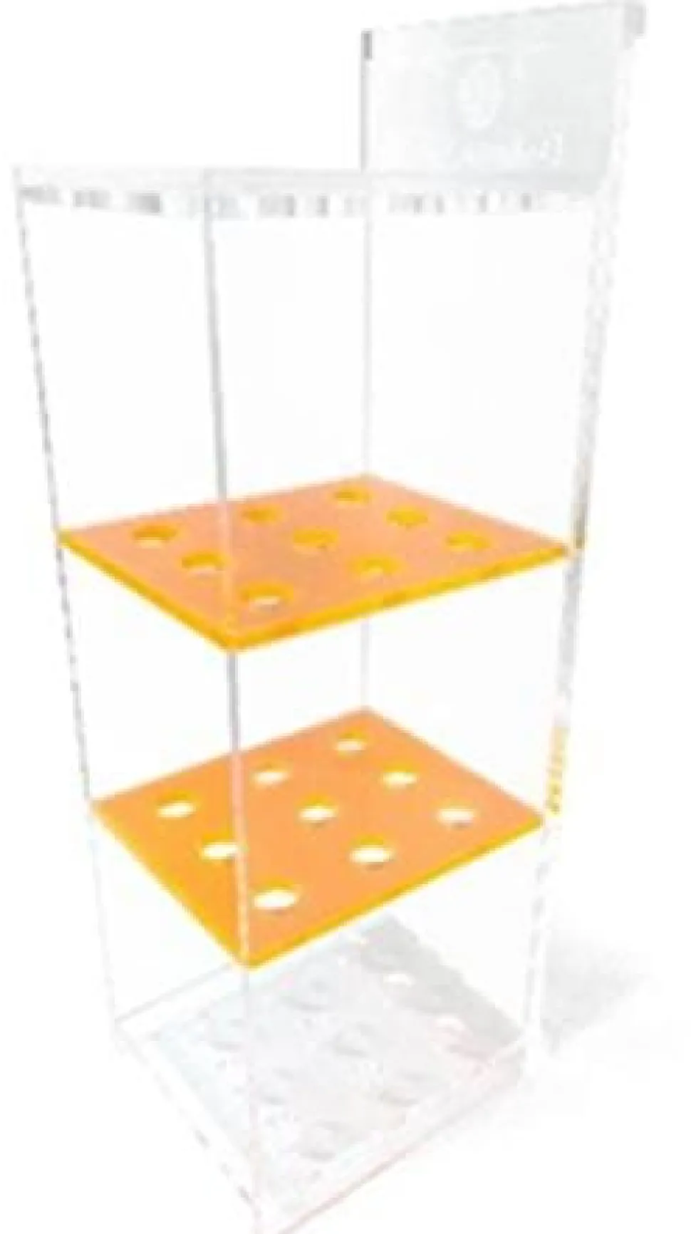 EShopps Deskmate Acrylic Media Shelf for 3.8 Gallon Aquarium