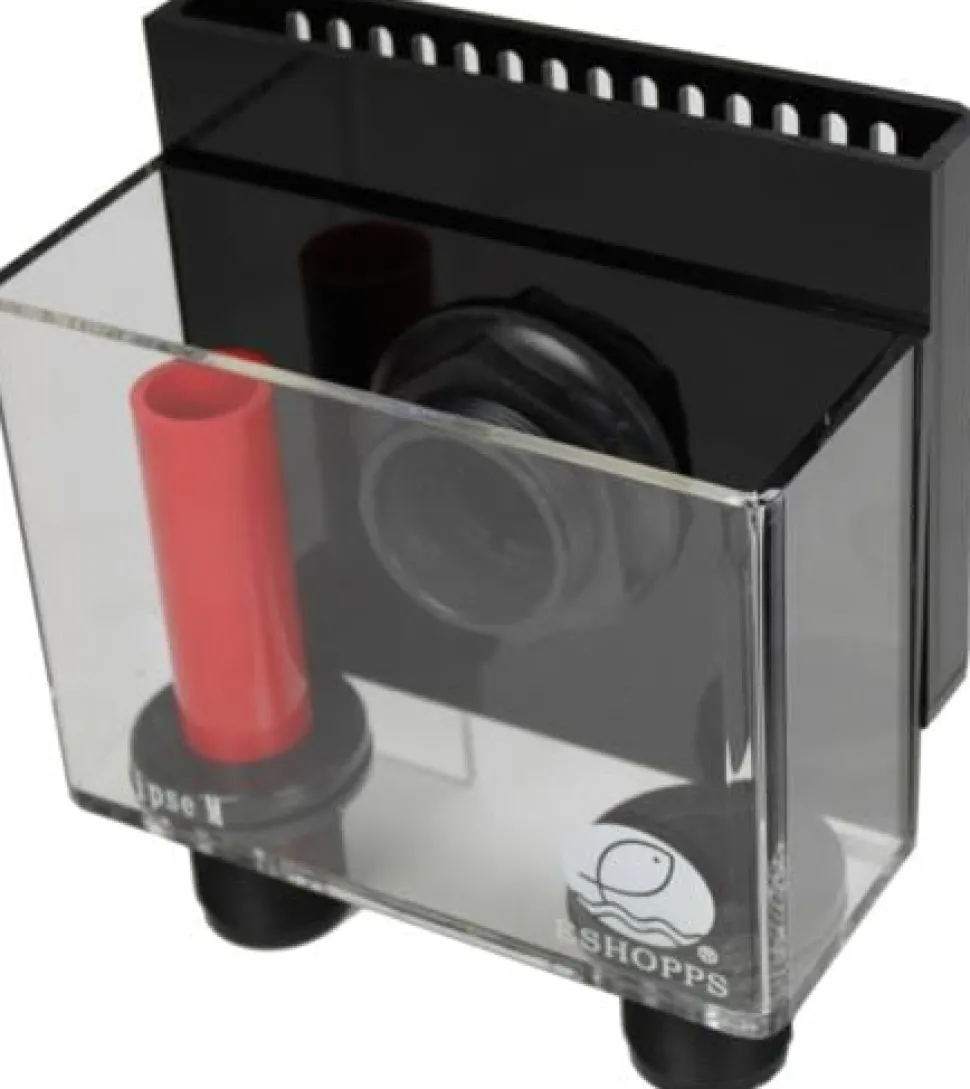 EShopps ECLIPSE Slim Overflow Box Aquarium Filter - Small - L:6 X W:3 X H:6 - Up to 75GAL