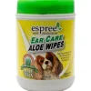 Espree Ear Care Aloe Cat and Dog Wipes - 60 ct Container