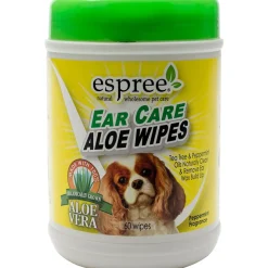 Espree Ear Care Aloe Cat and Dog Wipes - 60 ct Container
