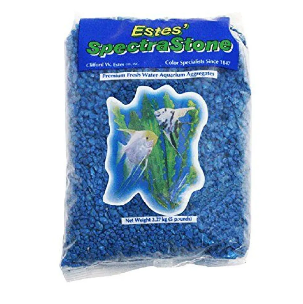 Estes Special Spectrastone Gravel - Light Blue - 5 lb - Pack of 5