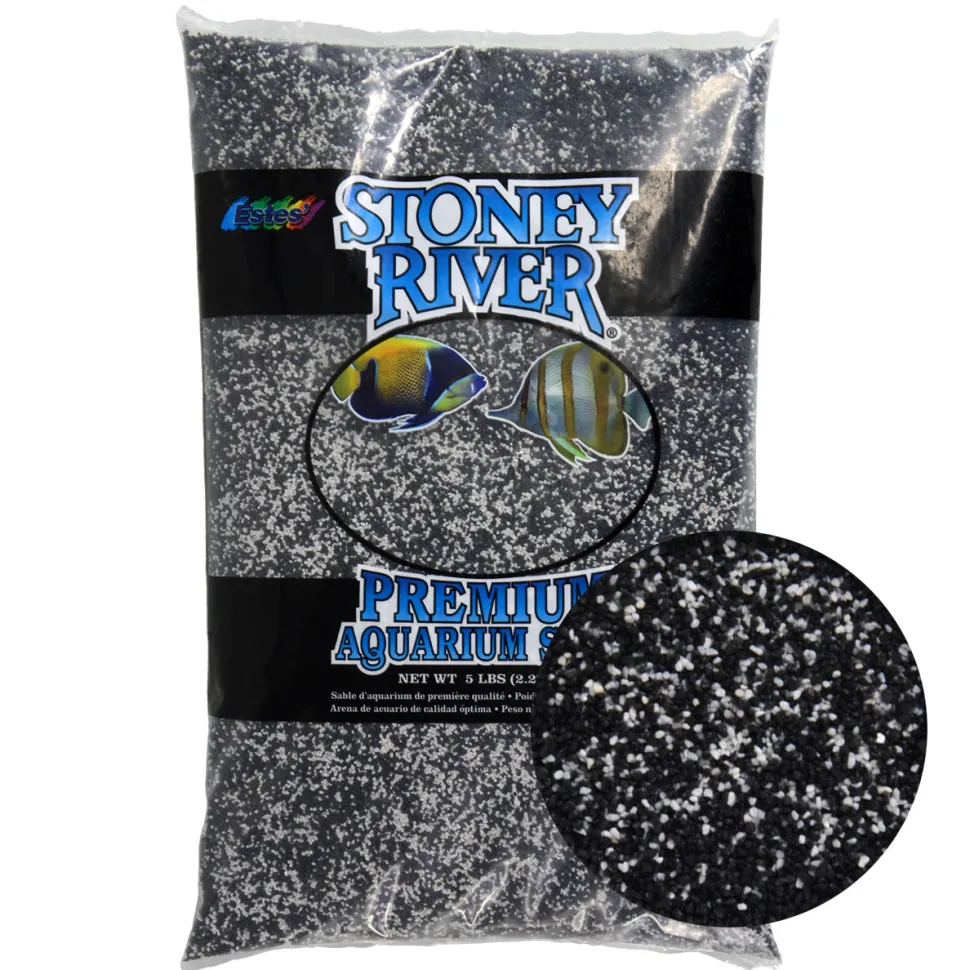 Estes Stoney River Premium Aquarium Sand - Java Beach - 5 lb - Pack of 6