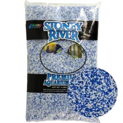 Estes Stoney River Premium Aquarium Sand - Caribbean - 5 lb - Pack of 6