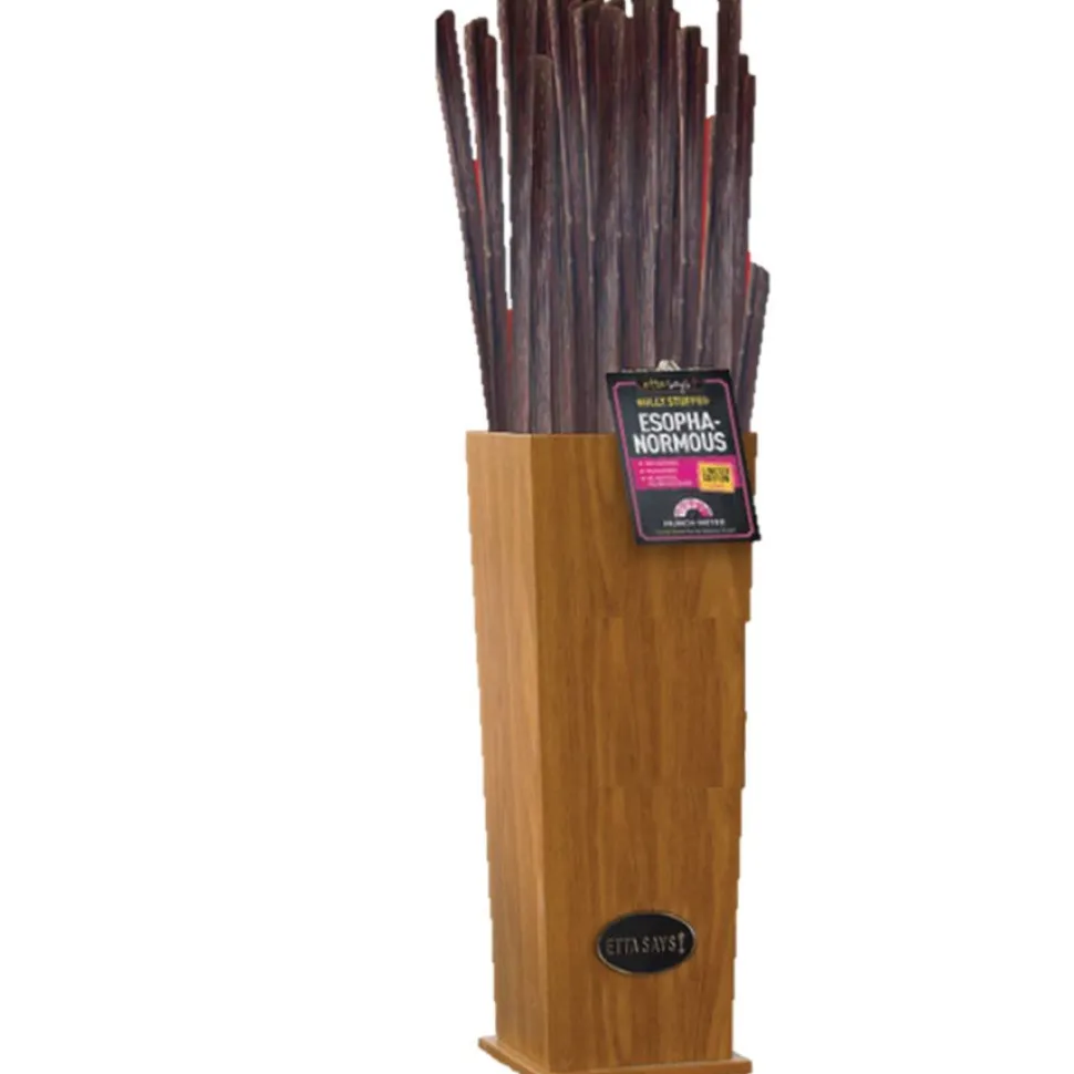 Etta Says Esophanormous Esophagus Stuffed Bully Sticks and Natural Dog Chews - 30 Inches - 10 Count - 1 Pack