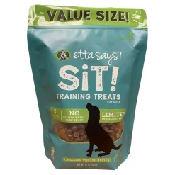 Etta Says Sit! Limited Ingredient Diet Cheese Flavored Training Soft and Chewy Dog Treats - 16 Oz