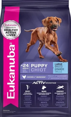 Eukanuba Chicken Activ Advantage Large-Breed Puppy Formula Dry Dog Food - 4.5 Lbs