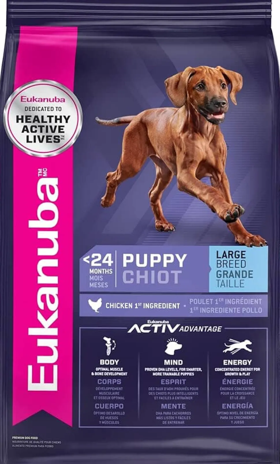 Eukanuba Chicken Activ Advantage Large-Breed Puppy Formula Dry Dog Food - 4.5 Lbs