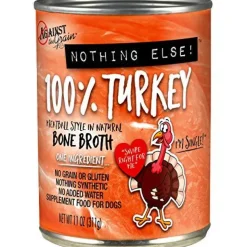 Evanger's 'Against the Grain' Nothing Else Turkey Canned Dog Food - 11 oz Cans - Case of 12