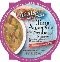 Evanger's 'Against the Grain' Grain Free Tuna Aubergine with Snapper & Eggplant Canned Cat Food - 2.8 oz Cans - Case of 24