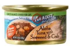 Evanger's Aloha Tuna with Seaweed & Crab Dinner Canned Cat Food - 2.8 Oz - Case of 24