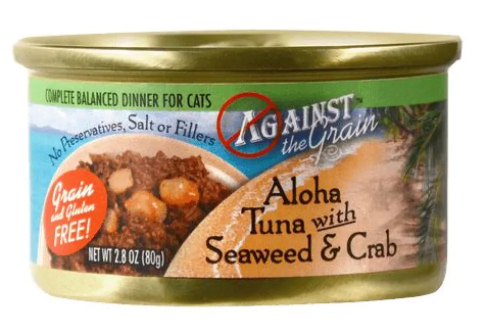 Evanger's Aloha Tuna with Seaweed & Crab Dinner Canned Cat Food - 2.8 Oz - Case of 24