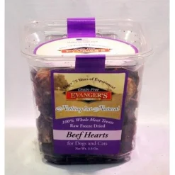 Evanger's Beef Heart Freeze-Dried Treats for Dogs and Cats - 3.5 oz Bag