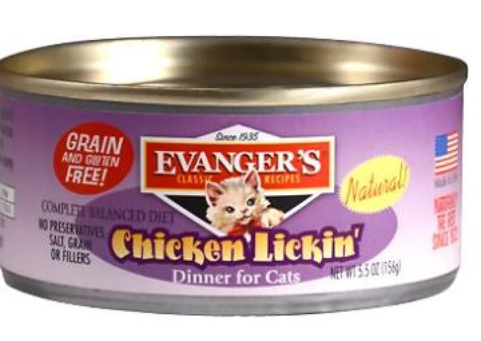 Evanger's Classic Chicken Licken' Canned Cat Food - 5.5 oz Cans - Case of 24