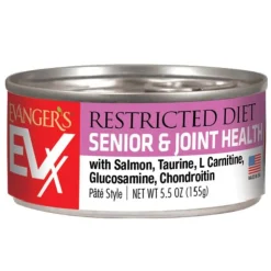 Evanger's EVX Restricted Diet Senior and Joint Health Canned Cat Food - 5.5 Oz - Case of 24