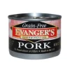 Evanger's Grain Free Pork Canned Dog and Cat Food - 6 oz Cans - Case of 24