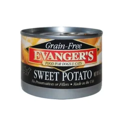 Evanger's Grain Free Sweet Potato Canned Dog and Cat Food - 6 oz Cans - Case of 24