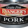 Evanger's Grain-Free Pork Canned Cat and Dog Food - 6 Oz - Case of 24