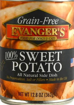 Evanger's Grain-Free Sweet Potato Canned Cat and Dog Food - 12.8 Oz - Case of 12
