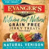 Evanger's Nothing But Natural Venison Jerky Treats for Dogs Jerky Dog Treats - 4.5 Oz