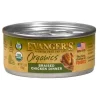 Evanger's Organics Braised Chicken Canned Cat Food- 5.5oz Cans - Case of 24