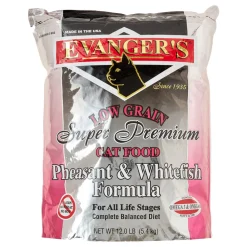 Evanger's Pheasant & Whitefish Super Premium Dry Cat Food - 12 lb Bag