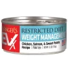 Evanger's Restricted Diet Weight Management for Cats Canned Cat Food - 5.5 oz Cans - Case of 24