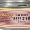 Evanger's Signature Series Cuts & Gravy Slow Cooked Beef Stew Canned Cat Food - 5 oz Cans - Case of 24