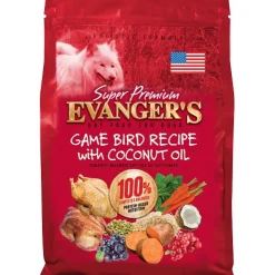 Evanger's Super Premium Gamebird Recipe with Coconut Oil Dry Dog Food - 4.4 Lbs