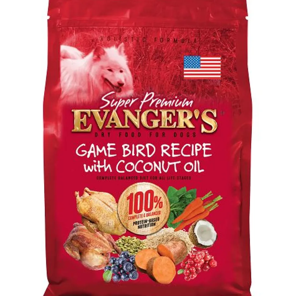 Evanger's Super Premium Gamebird Recipe with Coconut Oil Dry Dog Food - 4.4 Lbs