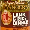 Evanger's Super Premium Lamb & Rice Dinner Canned Dog Food - 12.8 Oz - Case of 12