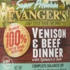 Evanger's Super Premium Venison & Beef Dinner Canned Dog Food - 12.8 Oz - Case of 12