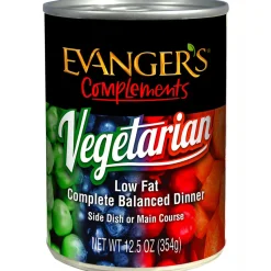 Evanger's Vegetarian Super Premium Canned Dog Food - 13 oz Cans - Case of 12